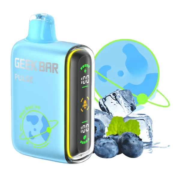 Geek Bar Pulse Blue Razz Ice 15000 Disposable Vape