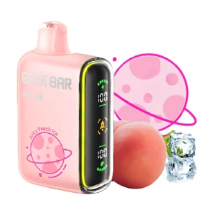 Juicy Peach Ice Geek Bar Pulse