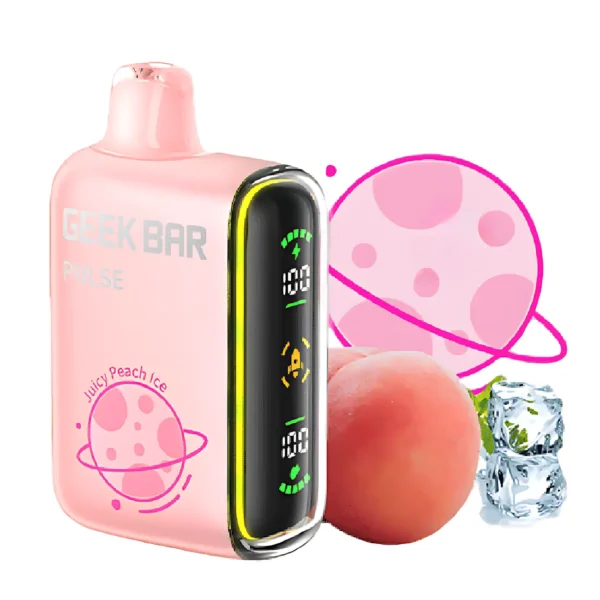 Juicy Peach Ice Geek Bar Pulse