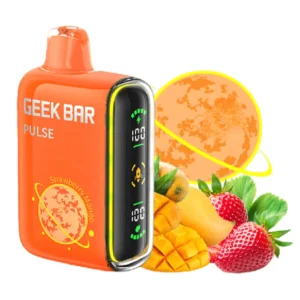 Geek Bar Pulse Strawberry Mango Disposable Vape 15,000 puffs