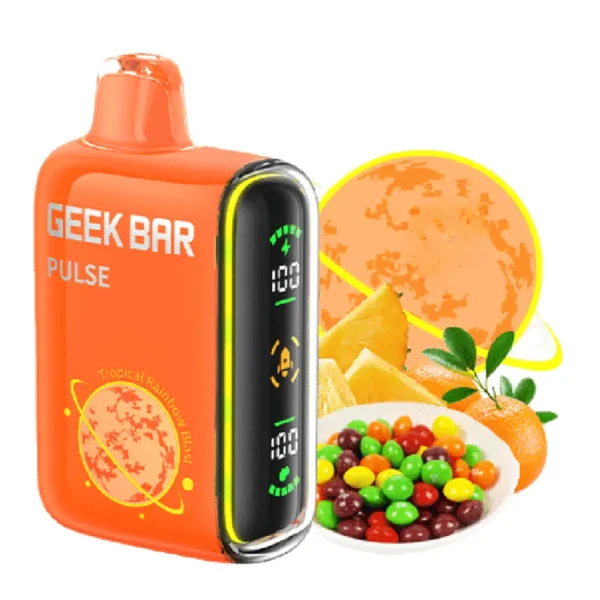 Tropical Rainbow Blast Geek Bar Pulse 15000 puffs