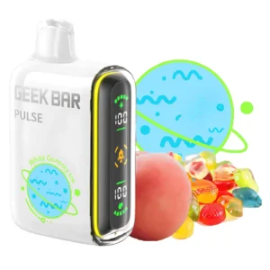 White Gummy Ice Geek Bar Pulse 15000 puffs