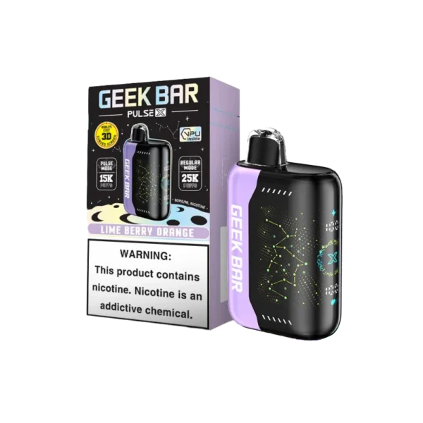 Lime Berry Orange Geek Bar Pulse X 25000